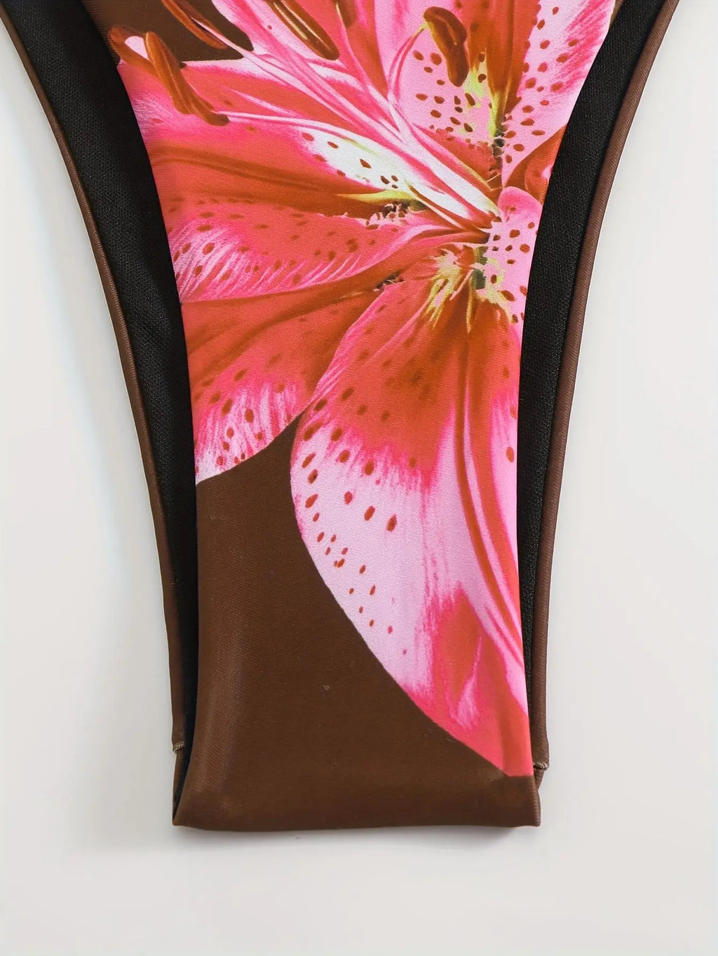 Sexy Bikini Retro Print Tropical Skirted Three-Piece Beachwear Strapless Strap-On Swimsuit Female Adult High Elasticity Backless