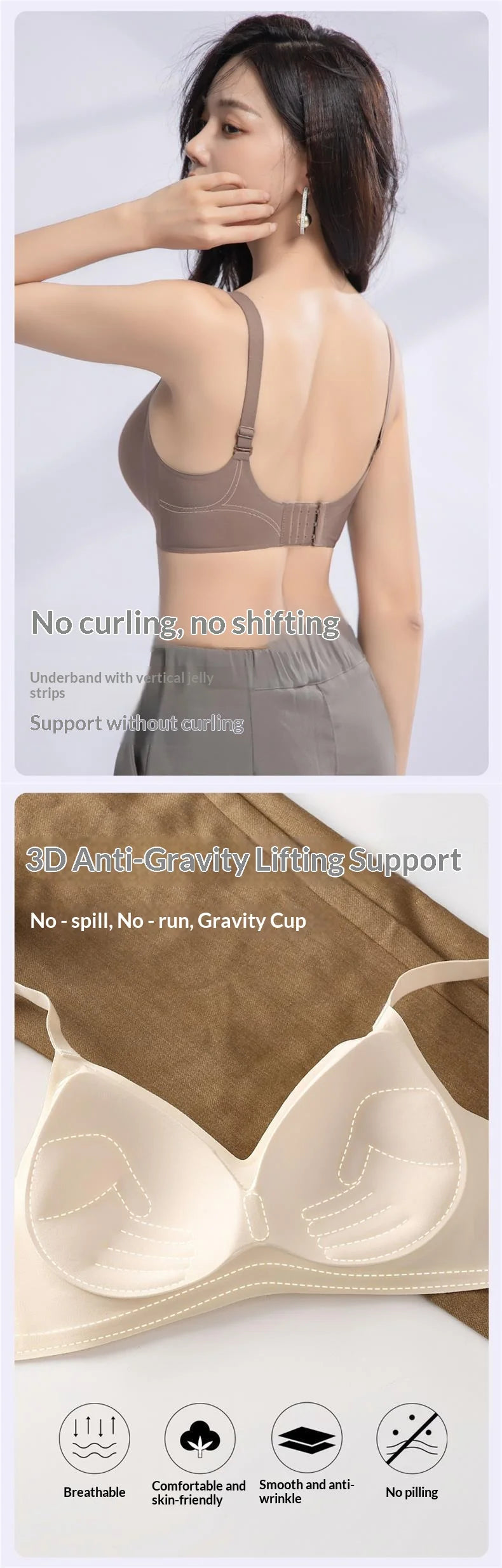 Women's Bras: Gel-Padded, Small-Bust, Push-Up, Lifts and Enhances, Seamless, Wire-Free, Uplift, Palm-Cup, Comfortable
