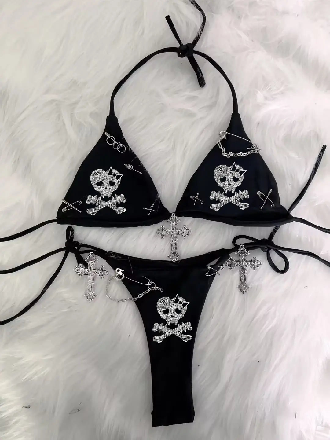 Sexy Bikini Lolita Bikini Kawaii Bikini Gothic Bikini y2k t shirt y2k fashionbustier top y2k crop top gothic clothes y2k clothes