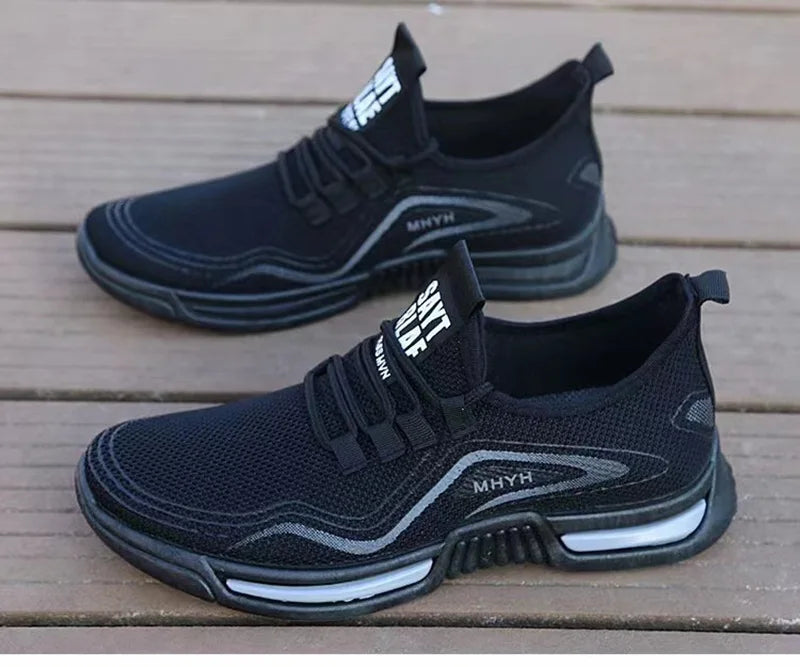 Male Sneakers Simple Men's Casual Shoes Spring Outdoor Non-slip Mens Shoes Breathable Man Running Shoes