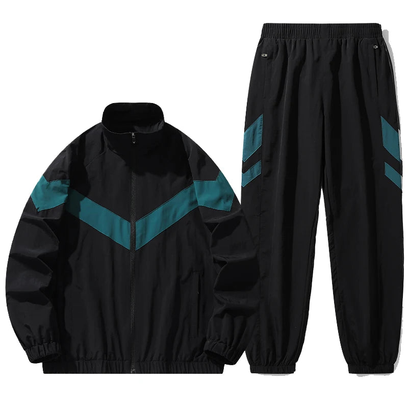 2026 Spring Autumn New Fashion Tracksuit Men Hooded Sweat Suits 2 Piece Set Men Hip Hop Streetwear Jogger Suits Dropshipping