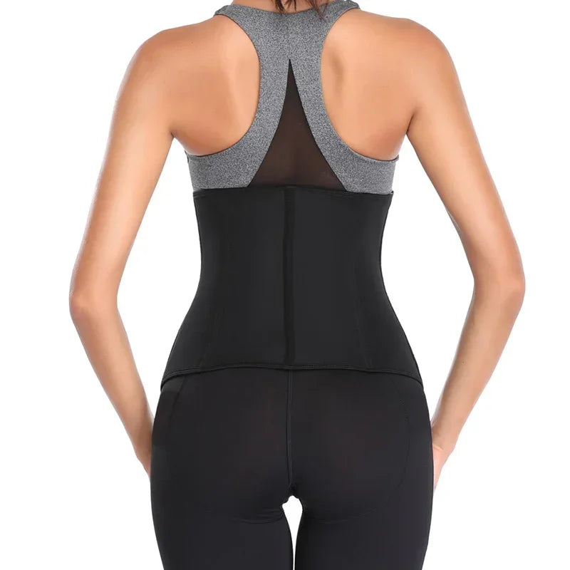 XXS - 6XL Women Latex Waist Trainer Body Shaper Corsets Steel Bone Zipper Cincher Top Slimming Belt Shapers Shapewear Plus Size