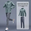 Men's Early Autumn Running Quick-Dry Sportswear Set Varying Weather Cycling Jacket Fitness Casual Athletes Training Outdoorwear