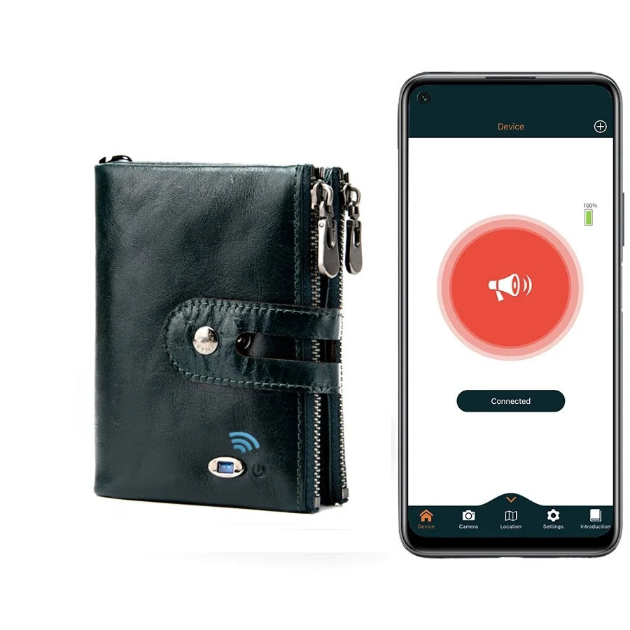 Smart Wallet For Women levis gps Tracking Air Tags for Women Christmas Gift portafoglio gps billetera inteligente concierre