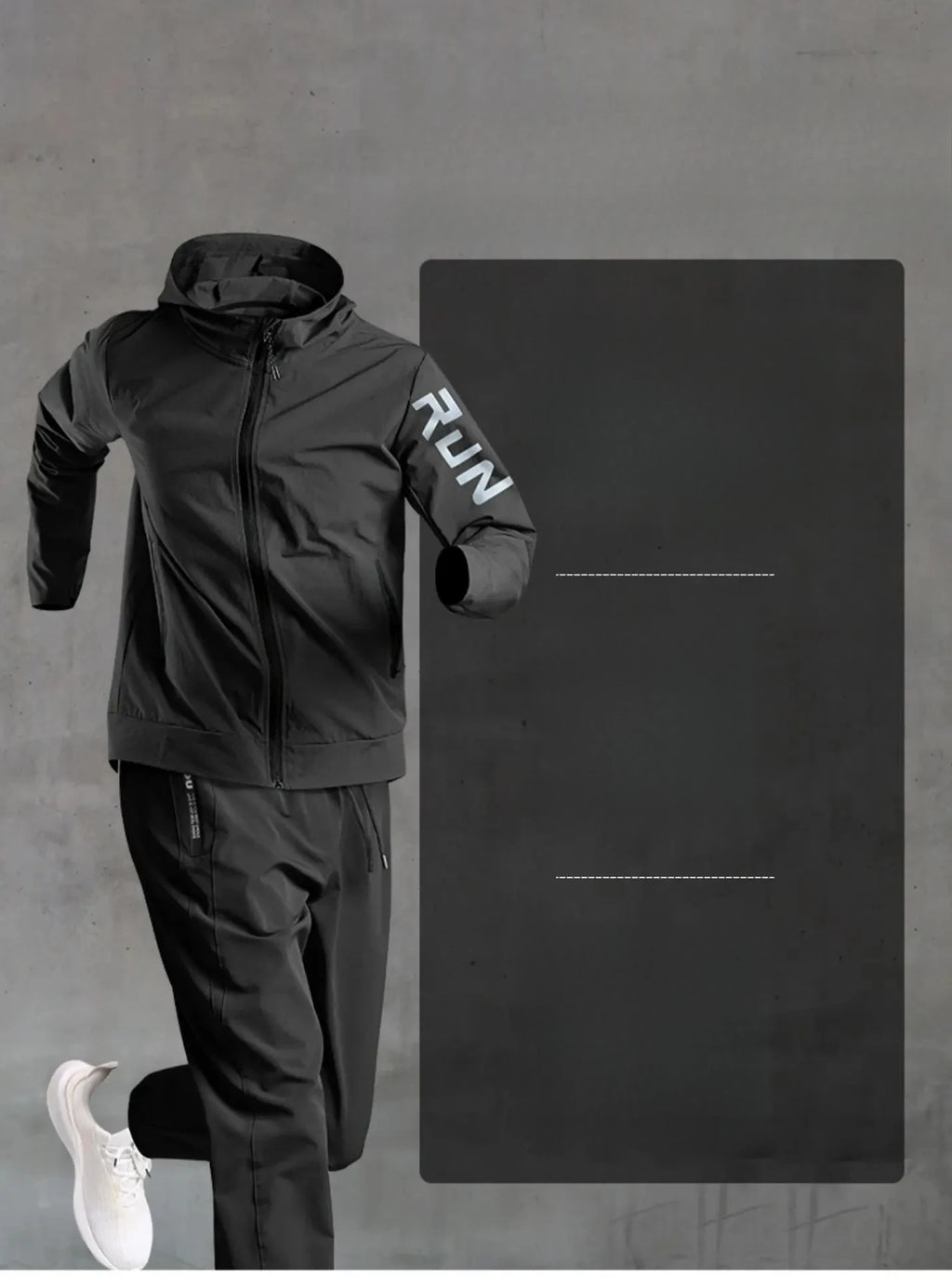 Quick Dry Fitness Suits Quick-Dry Loose Fit Outdoor Training Jacket Morning Runs Spring Men's Sportswear Workout Clothing