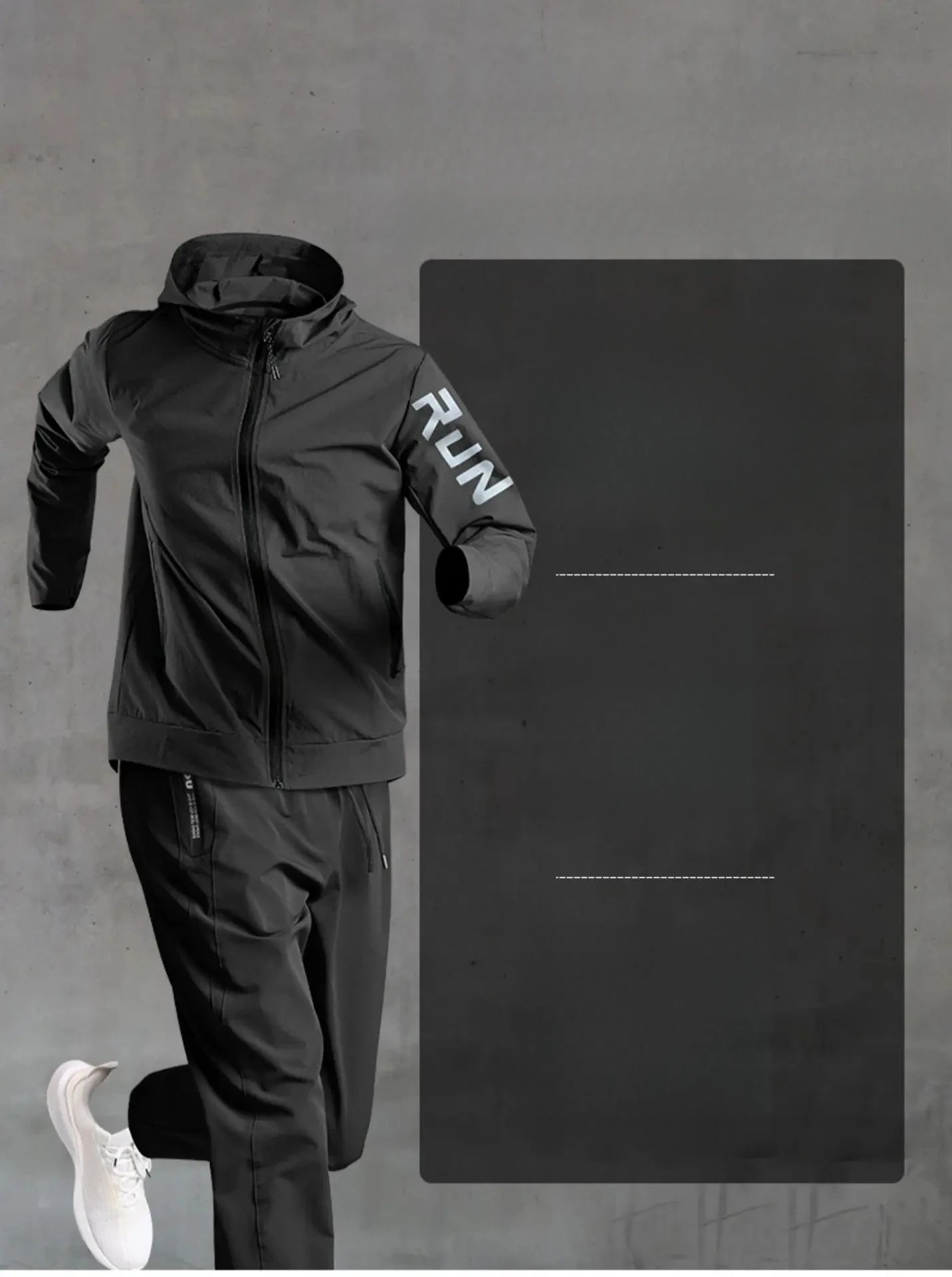 Quick Dry Fitness Suits Quick-Dry Loose Fit Outdoor Training Jacket Morning Runs Spring Men's Sportswear Workout Clothing