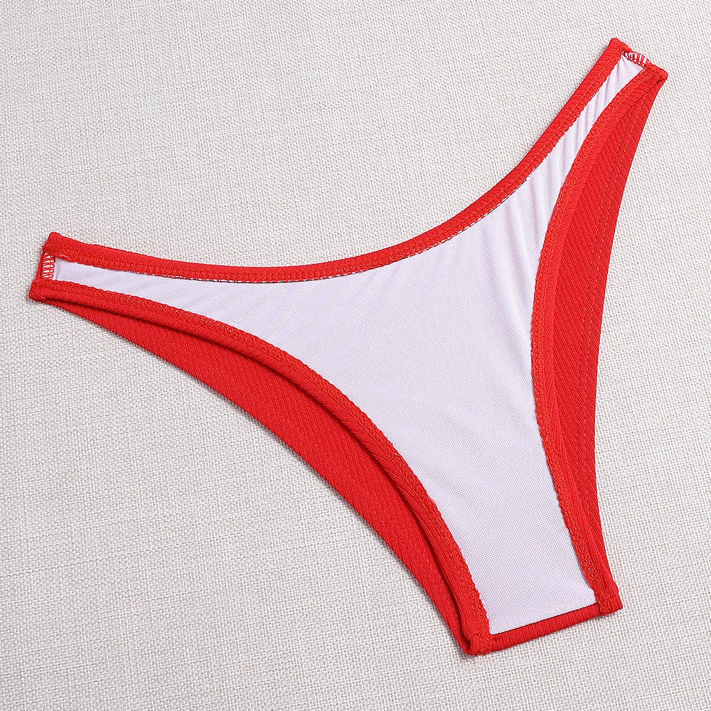 Sexy Cross Breast Bikini 2023 Women's Swimwear Beach Swimwear Women's Tight Bikini Set Swimming Bikini