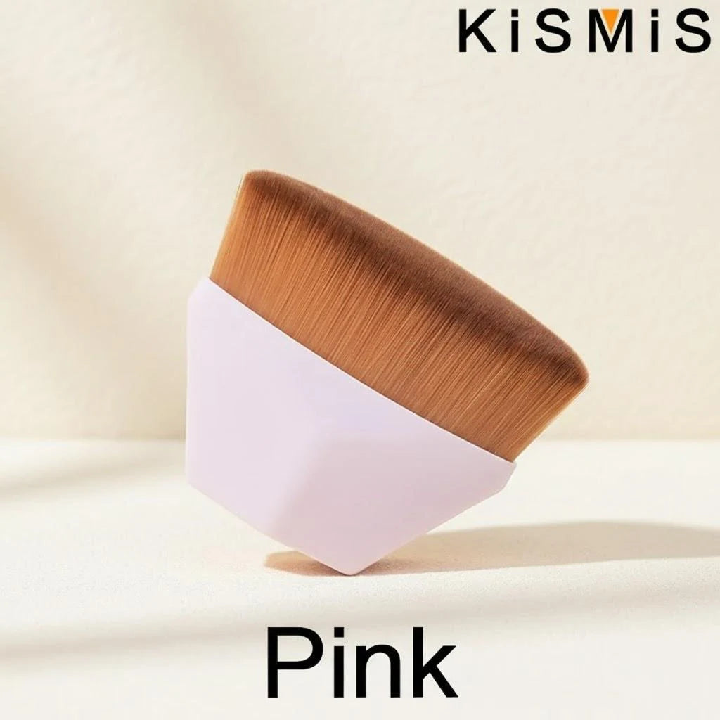 Flat Top High Density Kabuki Makeup Brush for Flawless Powder Liquid Cream Application Smooth Blending