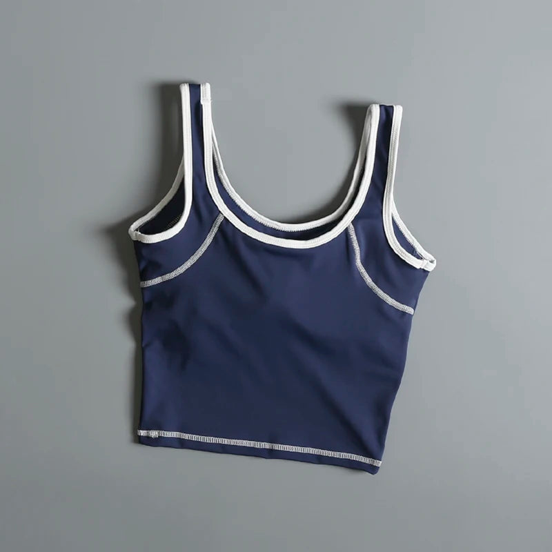 Sports underwear for women in summer beautiful back yoga suit vest shockproof wear outside running professional training