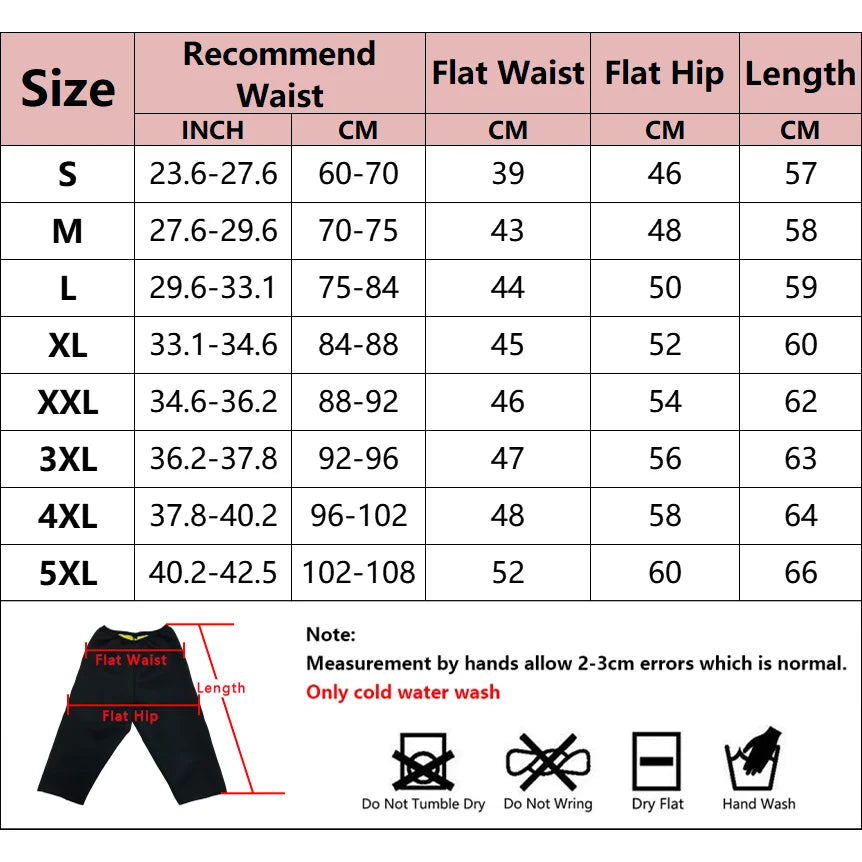Women Sauna Sweat Weight Loss Slimming Pants Shapewear Hot Thermo Waist Trainer Slimming Leggings Body Shaper Fitness Shorts