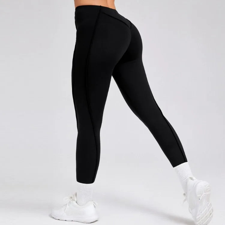 Women's Seamless Yoga Pants High Waist Tummy Control Workout Run Pants Non-See-Through Gym Pilates Fitness High Elastic Leggings