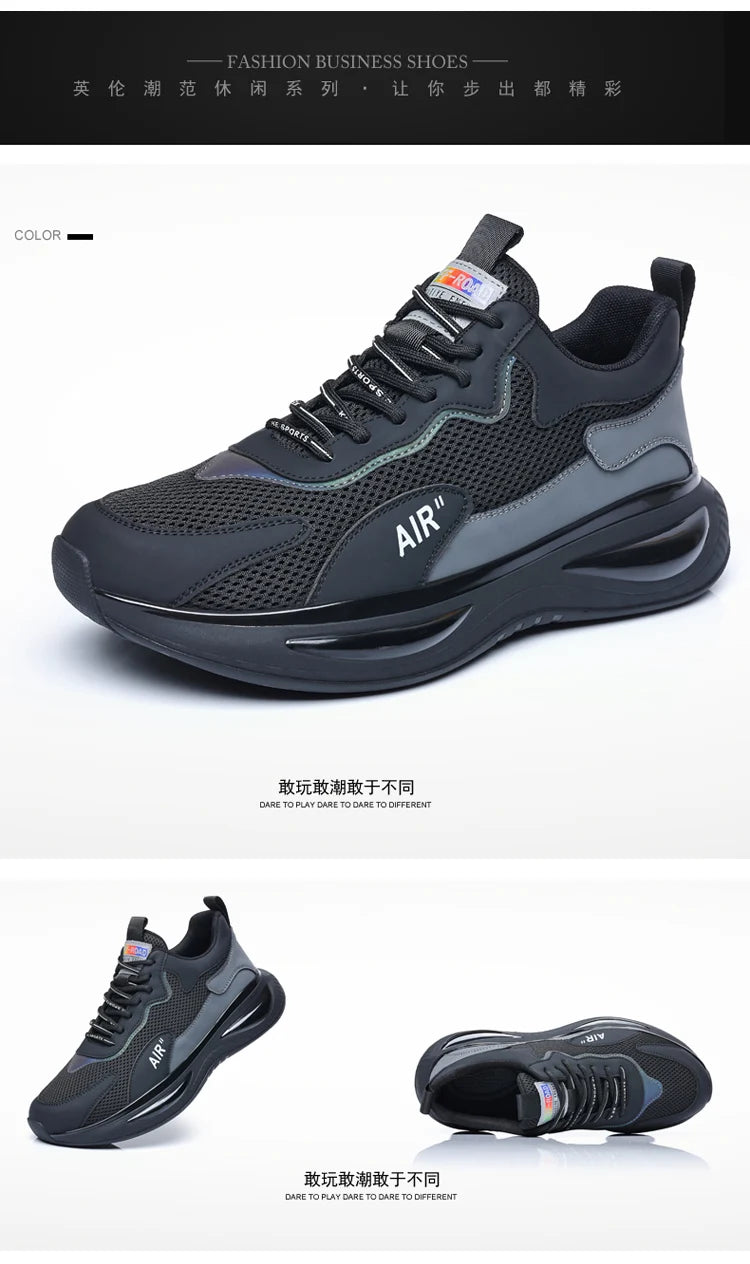 VIPOL Men's height-increasing sports shoes, fashionable new high-quality casual shoes, all-season casual trendy shoes