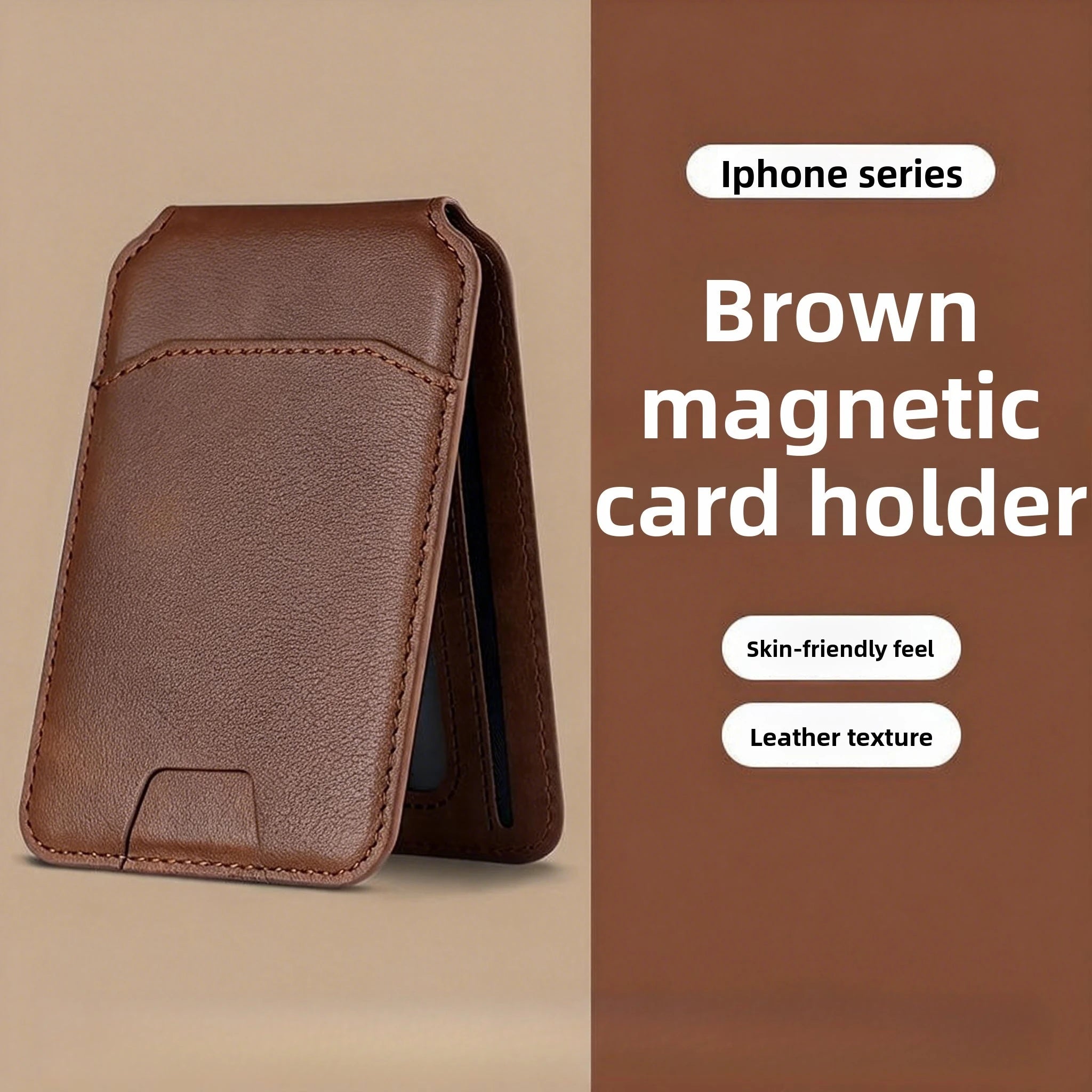 Luxury Strong Magnetic Leather Vertical Card Solt Credit ID Mobile Phone Back Pocket Wallet Case Phone Stand Shockproof Cover
