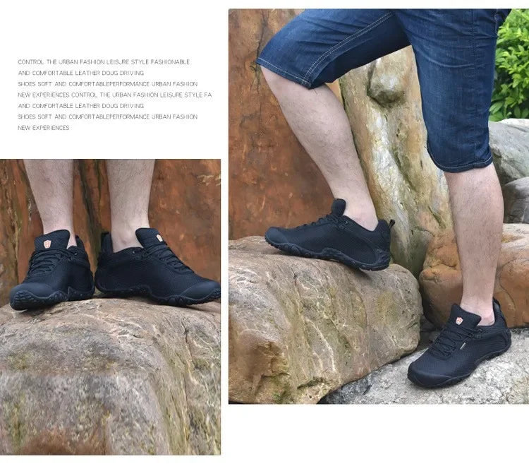 Men Climbing Shoes Big Size Women Sneakers Outdoor Hiking Trainers Anti-slip Comfortable Walking Sport Shoes Couple Travel Shoe