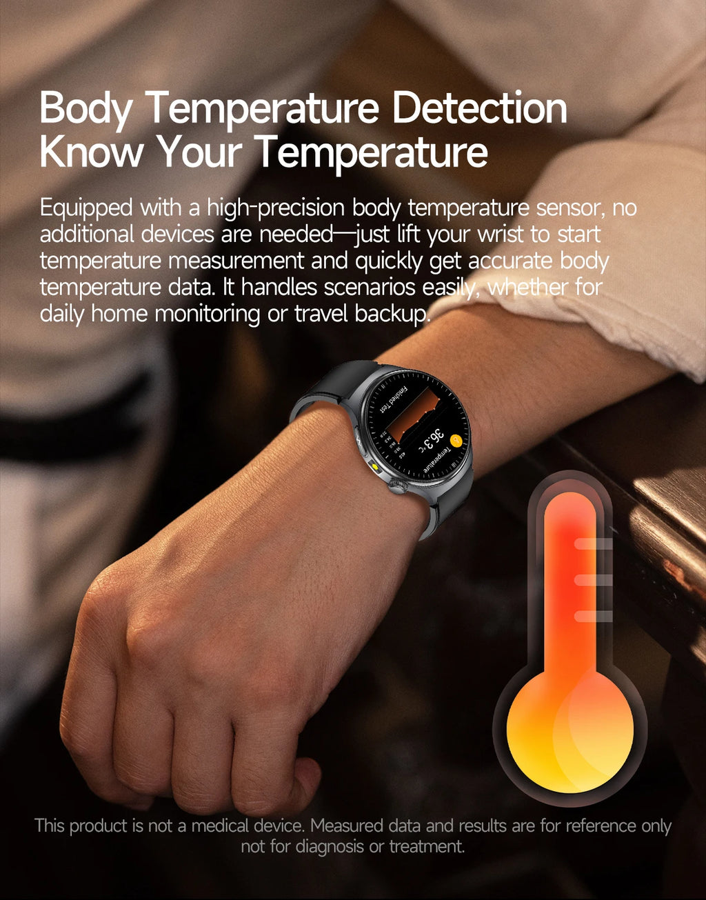 TK27 Men Smart Watch AMOLED ECG Health Monitoring Outdoors Flashlight Bluetooth Calling Sports Fitness Tracker Smartwatch