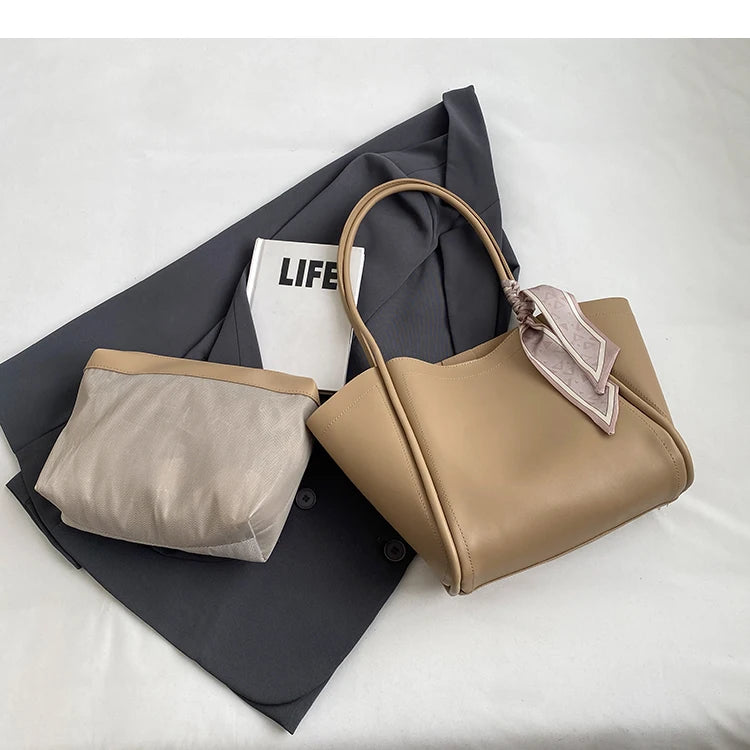 High-end Texture Retro Large-capacity Bag For Women 2023 New Autumn/winter Shoulder Bag Fashionable Tote Bag