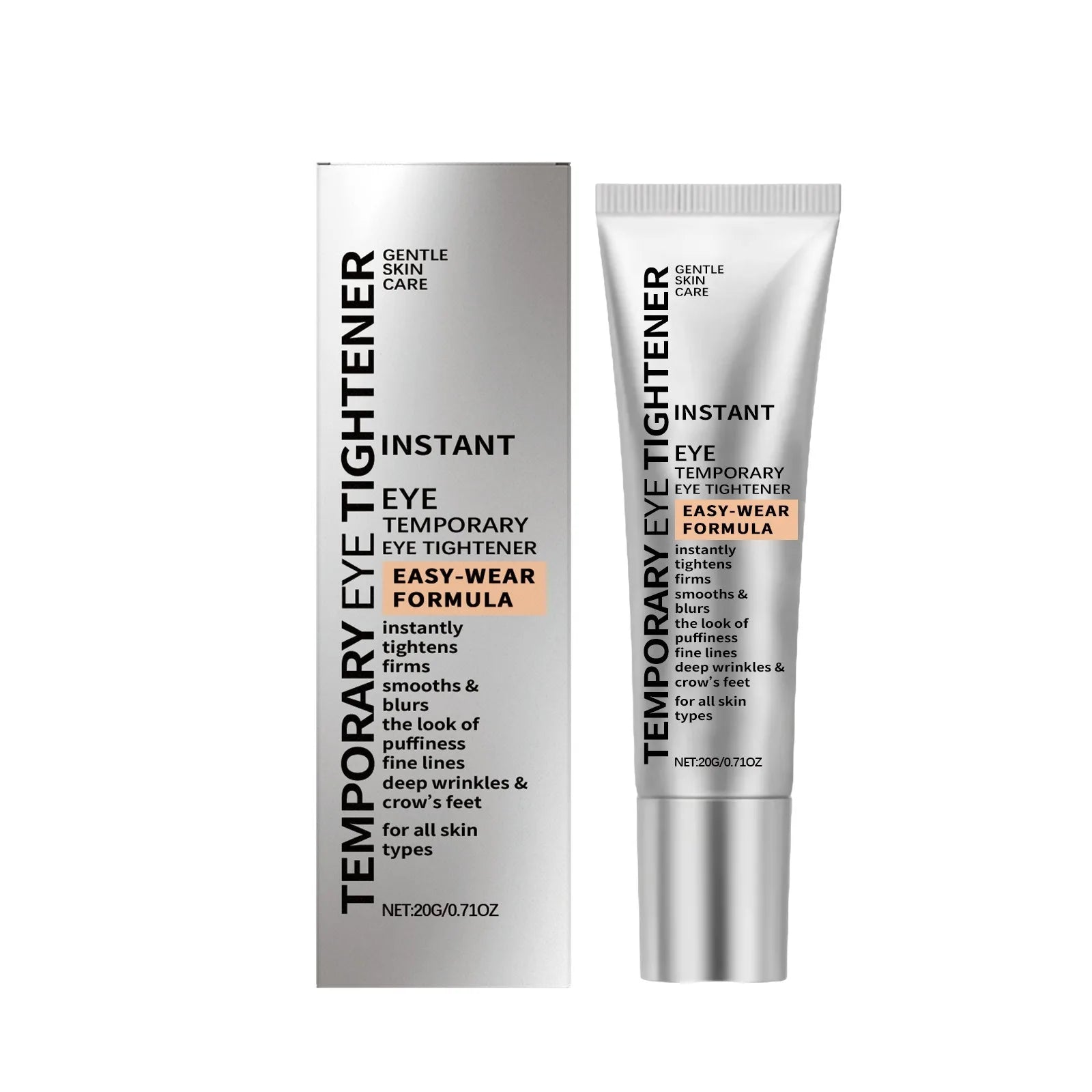 Firm Eye Tightener Cream Remove Dark Circles Eye Bags Anti-Wrinkle Lifting Smoothing Fine Lines Moisturizing Temporary Eye Cream