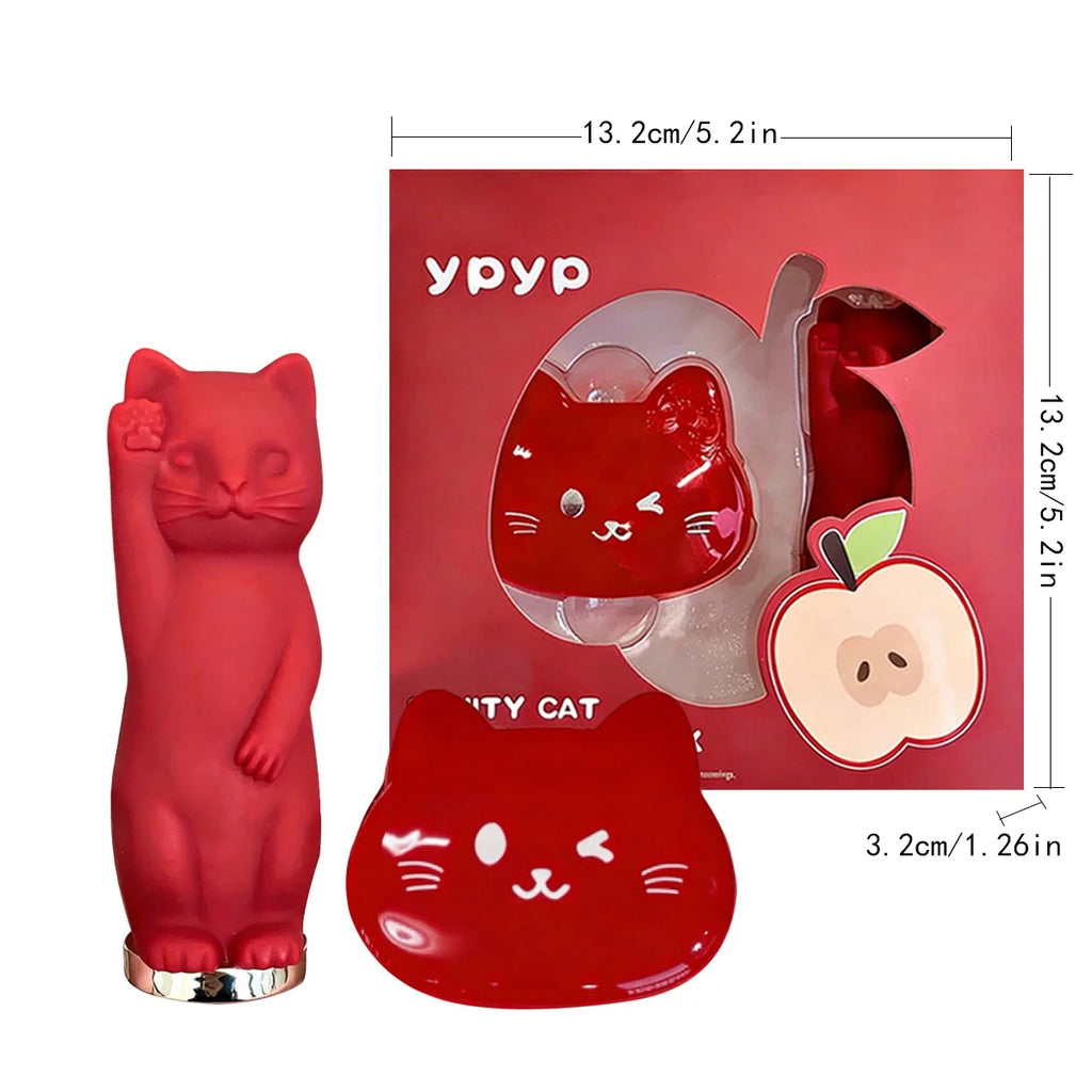 Peach Lipstick Non-Stick Cup Jelly Lipstick Moisturizing Moisturizing Lip Balm set gifts