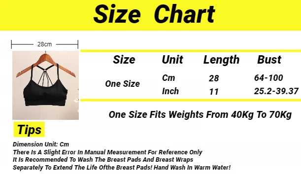 Sports Undertop Women Yoga Fitness Seamless Crop Top Wide Letter Straps Comfortable Workout Activewear Back Without Underwire I