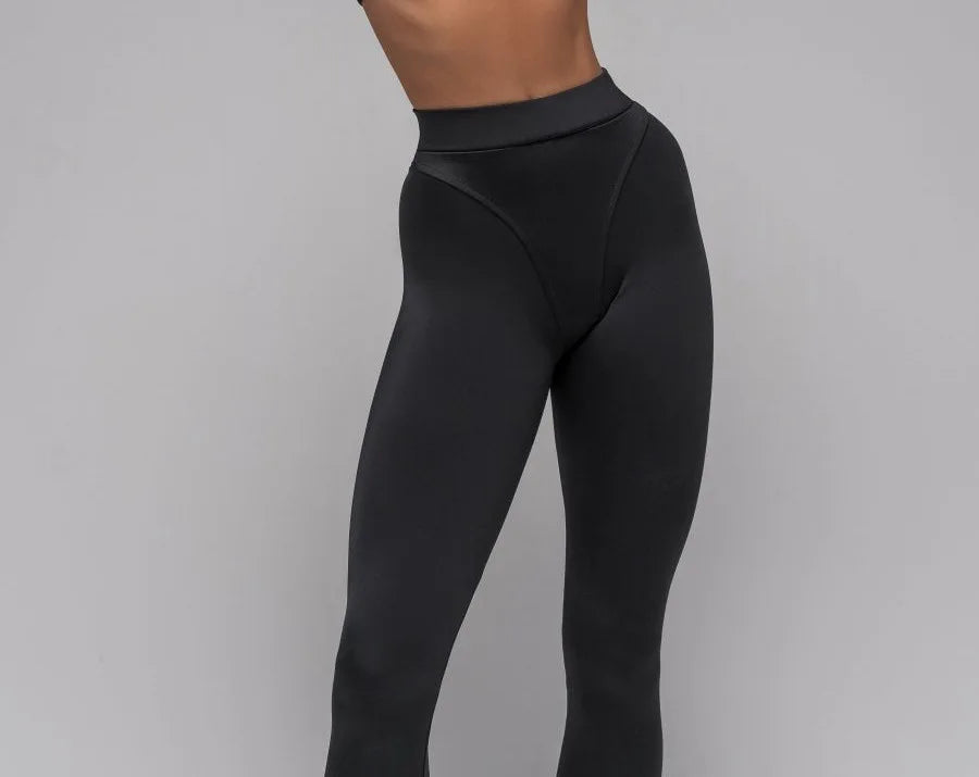 Black Sexy High Waist Scrunch Butt Yoga Leggings Thick Workout Butt Lifting Plus Size Tights Yoga Pants For Women