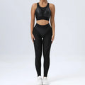Mesh Gym Set Woman Sportswear Sexy Transparent Sports Suit for Fitness Sport Outfit Honeycomb Yoga Clothes Pink Black Orange