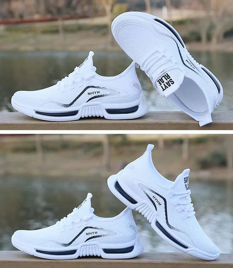 Male Sneakers Simple Men's Casual Shoes Spring Outdoor Non-slip Mens Shoes Breathable Man Running Shoes