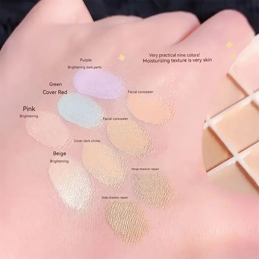 Concealer Palette Makeup Spotty Dark Eye Circles Tear Gap Brightening Last Cosmetics Full Coverage for Tattoos Make-up for women