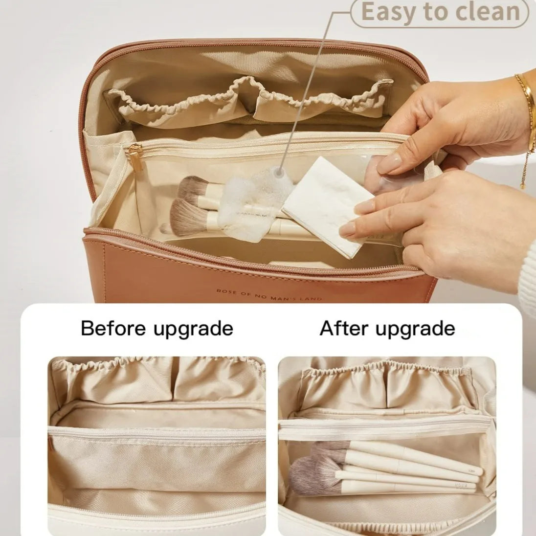 Popular hot-selling cosmetic bag large-capacity women's fashion portable cosmetic storage bag travel portable waterproof large t