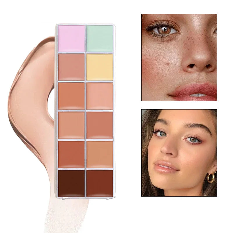 Concealer Palette Makeup Spotty Dark Eye Circles Tear Gap Brightening Last Cosmetics Full Coverage for Tattoos Make-up for women
