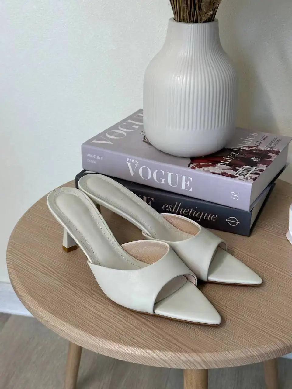 FEDONAS Ins Big Size Women Genuine Leather High Heels Sandals Sexy Pointed Toe Party Wedding Summer Shoes Prom Pumps