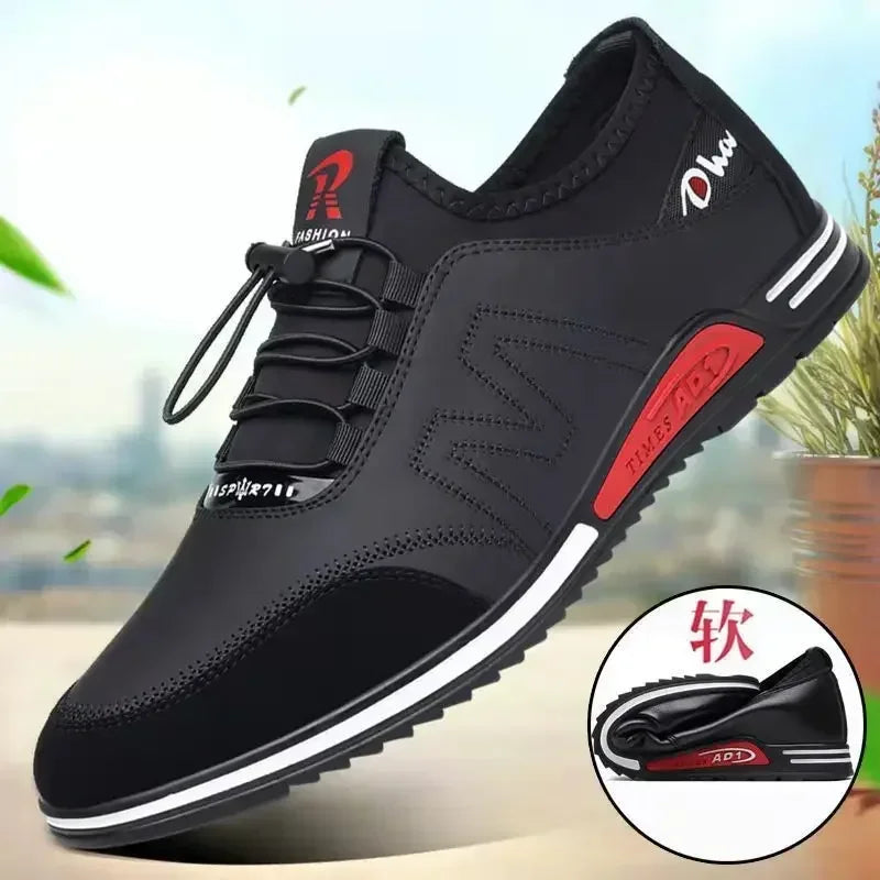 Men's Casual Sports Shoes Slip on Breathable Men's Shoes Men's Outdoor Non-slip Wear-resistant Running  Men