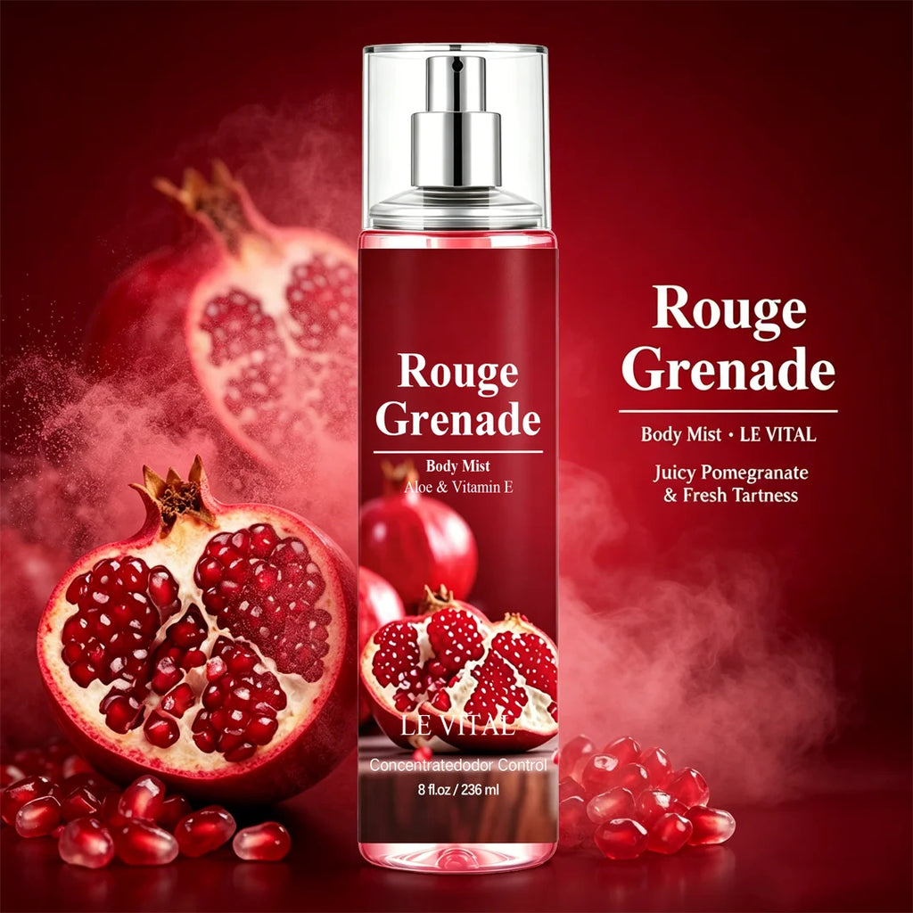 Fresh pomegranate fragrance perfume. Fresh, elegant and noble floral scent. Its aroma can last for a long time and remain on the body for a long time throughout the day. It is an excellent gift for family and friends. It is a