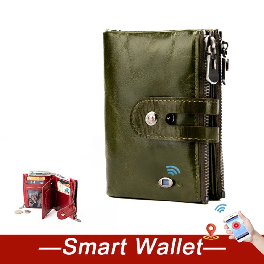 Smart Wallet For Women levis gps Tracking Air Tags for Women Christmas Gift portafoglio gps billetera inteligente concierre