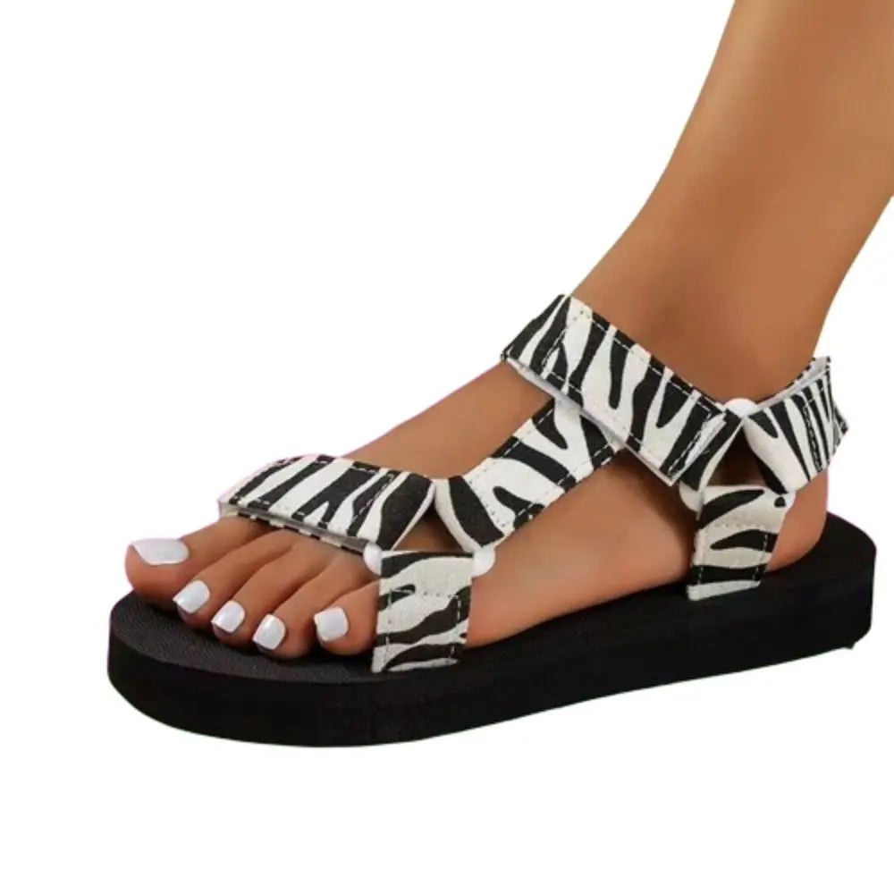 Comfort Flat Women Sandals Large Size Platform Gladiator Sandals Non-slip Bohemia Casual Slippers Summer