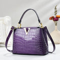 Gradient Color Women's Shoulder Bag PU Leather Crossbody Bag Handbag Female Casual Shopping Women's Fashion Small Square Bag