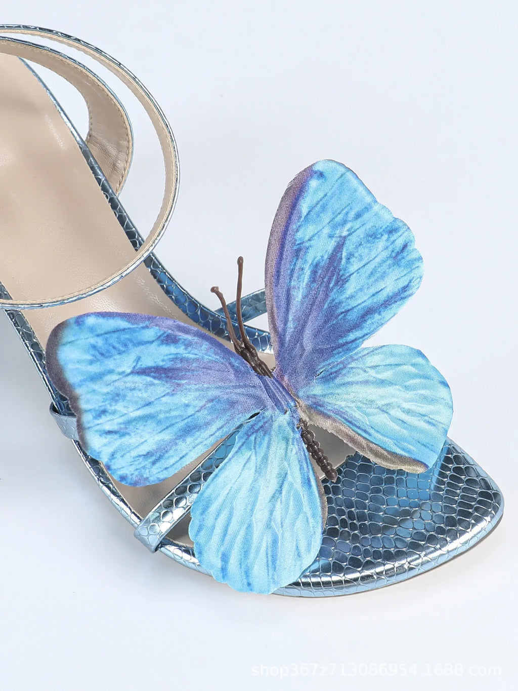 Ladies High Heels 3D Orchid Square Head Chunky Heel Spring Summer Fashion Party Wedding Campus Apricot Sandals Roman Style