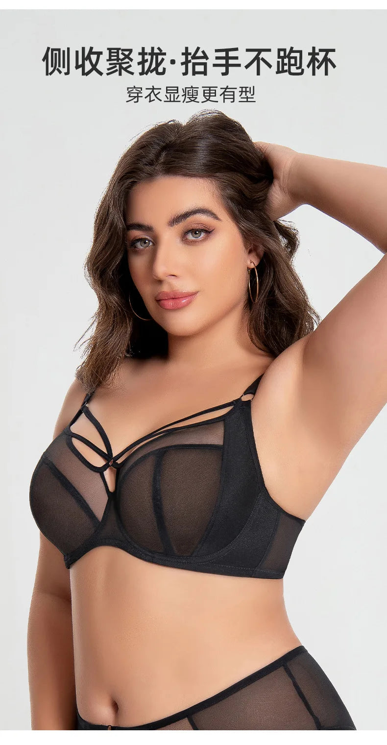 EU 75 80 85 90 95 D E F G H I J K L Big Size Bras for Women Large Busts Minimizer Anti-Sagging Breathable Full Coverage Cups