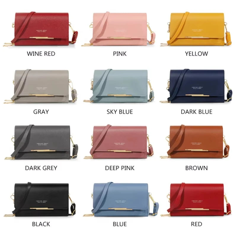 2026 New Korean Style Women Long Wallet Large Capacity Multi Functional Clutch Purse Coin Pocket Shoulder Crossbody Bag For Dail