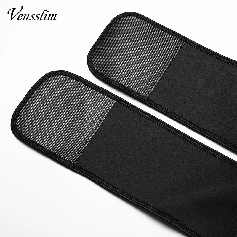 Vensslim Men Workout Waist Trainer Tummy Control Belt Slimming Sauna Body Shaper Trimmer Abdomen Shapewear Weight Loss Corset