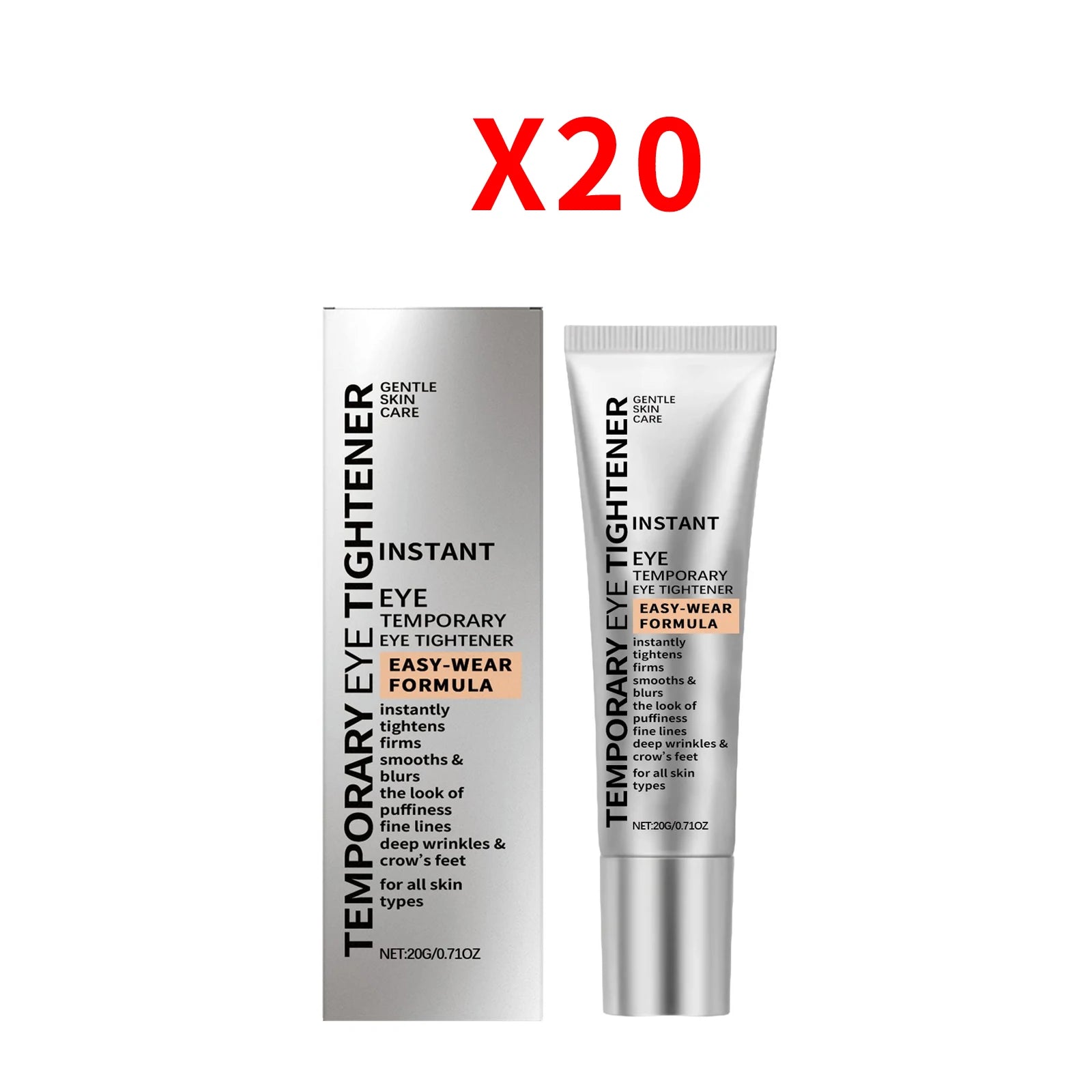 Firm Eye Tightener Cream Remove Dark Circles Eye Bags Anti-Wrinkle Lifting Smoothing Fine Lines Moisturizing Temporary Eye Cream