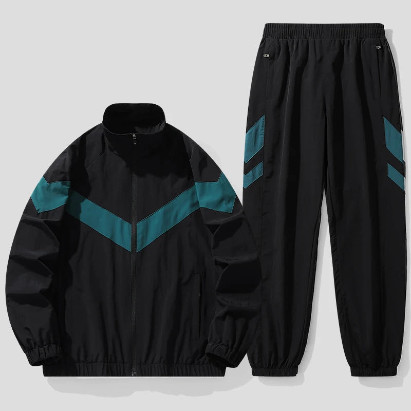 2026 Spring Autumn New Fashion Tracksuit Men Hooded Sweat Suits 2 Piece Set Men Hip Hop Streetwear Jogger Suits Dropshipping