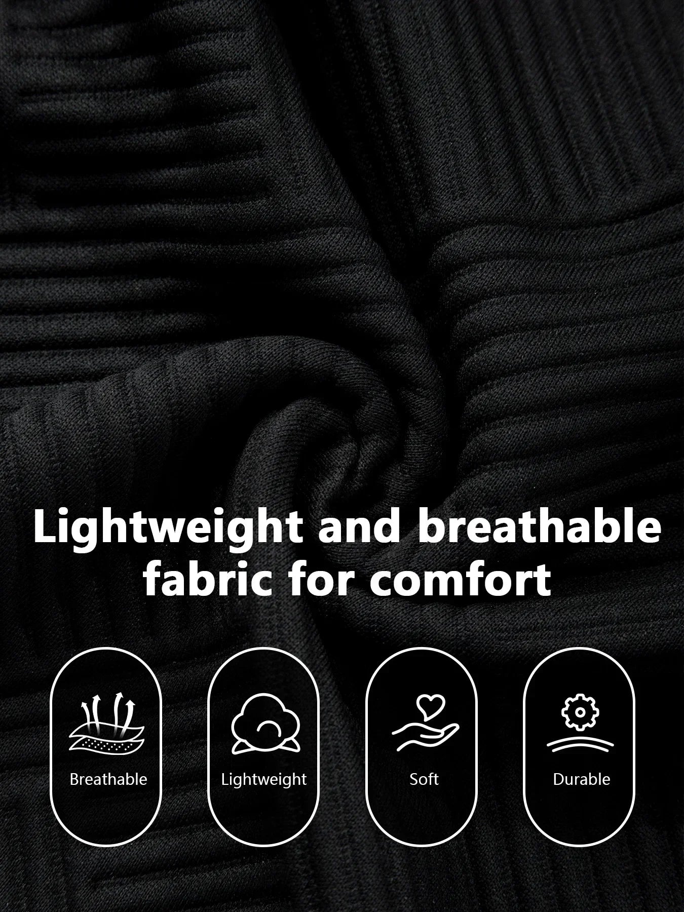 Men's Crew Neck Short Sleeve T-Shirt Diamond Jacquard Textured Breathable Solid Color Casual Summer Basic Tops