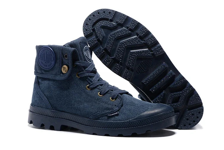 Classics PALLADIUM Pallabrouse Sneakers Men High-top Military Ankle Boots Canvas Men/Women Casual Shoes Size 35-45