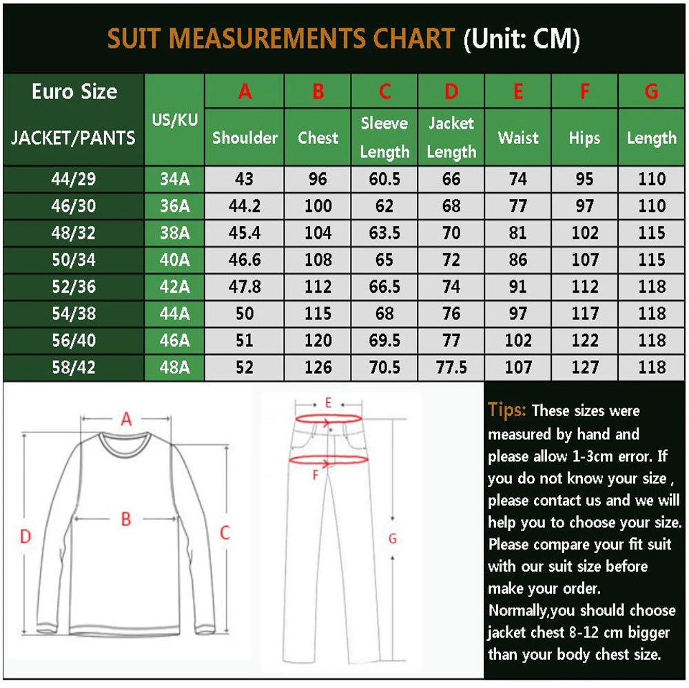 2026 Formal Banquet Slim Fit Blazer Pants 2 Pieces Evening Dinner Elegant Male Costumes Classic Tunic Suit Set For Men