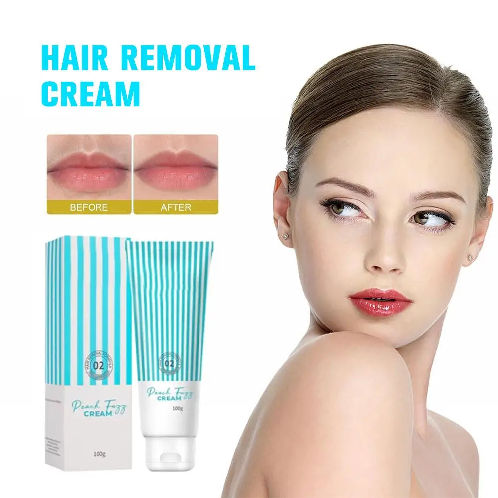 Lip Hair Remover For Men Women Painless Gentle Facial Lip Hair Removal Cream Moisturizing Gel Epilation Skin Care 20g/100g