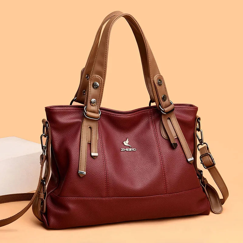 Genuine Brand Luxury Designer Leather Women Handbags High Quality Shoulder Bag Large Capacity Crossbody Bags for Women Tote Bag