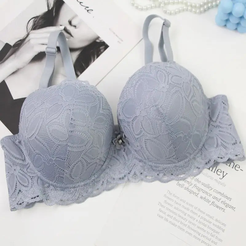 2025 New Sexy Padded Push Up Bras 36/80 38/85 40/90 42/95 44/100 46/105 48/110 CDE Cup Underwear For Women Plus Size Lingerie