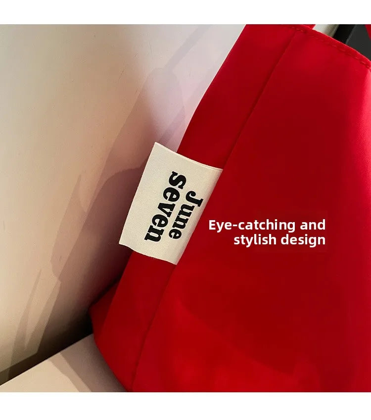 Soft Nylon Solid Color Product Designer Handbag Large Capacity Commuter Simple Tote Bag Hot Sale Versatile Fashion Shoulder Bag