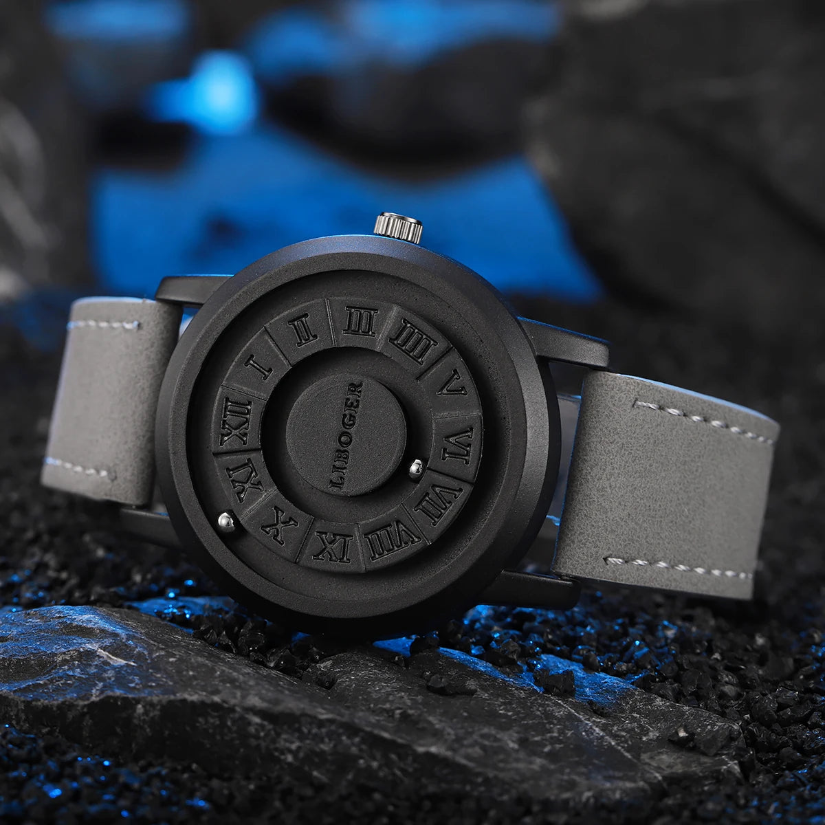 Fashion Magnetic Suspension Men Sports Watches Casual Mens Quartz Wristwatches Reloj Hombre（Without Box）