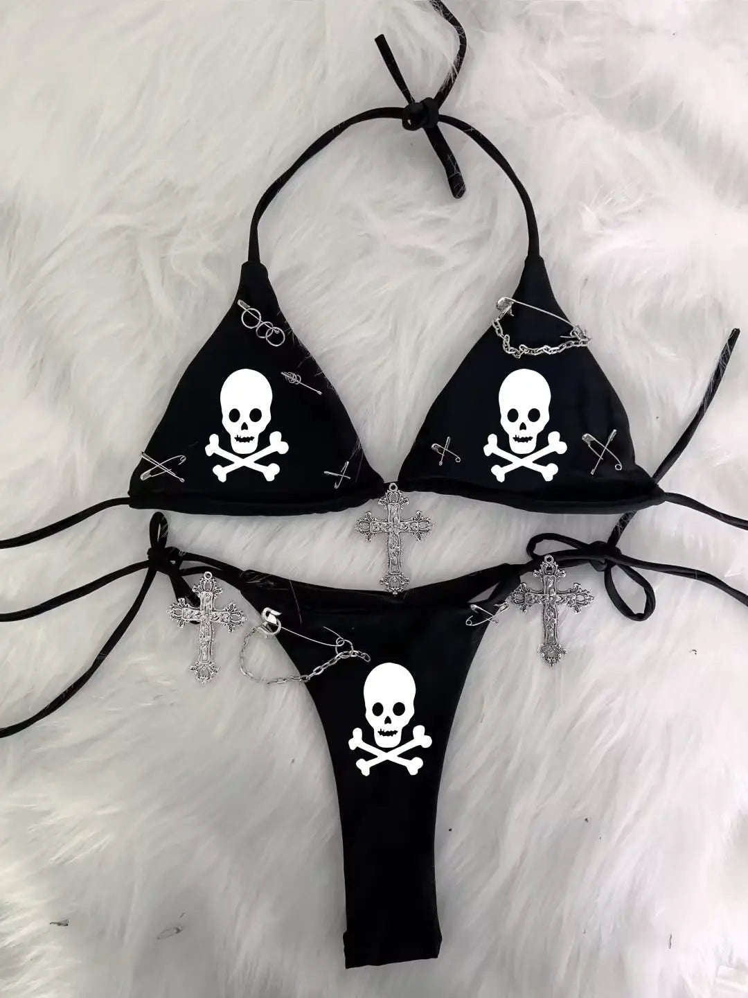 Sexy Bikini Lolita Bikini Kawaii Bikini Gothic Bikini y2k t shirt y2k fashionbustier top y2k crop top gothic clothes y2k clothes